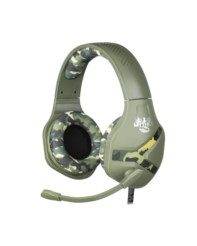 KONIX Nemesis Gaming-Kopfhörer mit Mikrofon - Camo Schwarz - Universell
