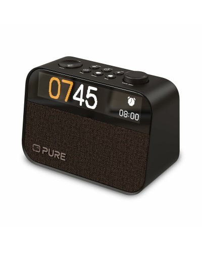 Pure Moment : Radio-réveil numérique compact - Radio FM, Affichage LED, Alarme
