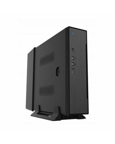 CoolBox IPC-2: Mini ITX Gehäuse Schwarz - Kompakter Mini Tower PC Desktop
