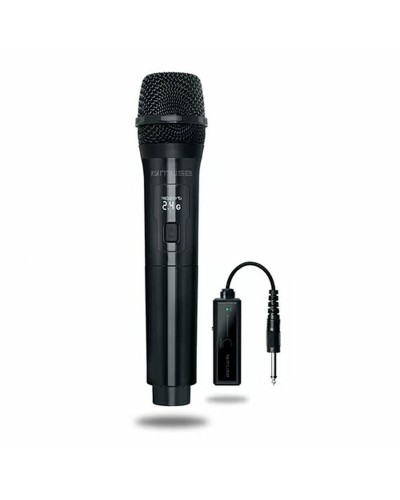 Muse Microphone Noir - Audio Clair et Précis - Idéal pour Karaoké & Streaming
