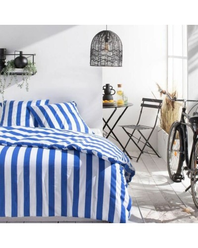 'Today Summer Stripes Light Blue Duvet Cover, 240 x 220 cm, summer style for bedrooms'
