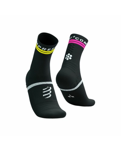 Compressport Proarathon : Chaussettes de Sport Noires de Compression pour Triathlon
