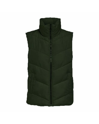 Gilet Femme Jack & Jones Jdyfinno Life Short Padd Vert foncé