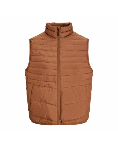 Jack & Jones Jjben Men's Sports Vest - Mocha Bisque - Lightweight Padded
