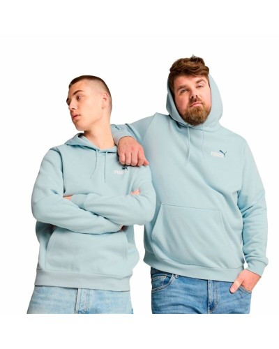 Sudadera con Capucha Puma Essentials de Algodón Deportiva Casual Negra para Hombre
