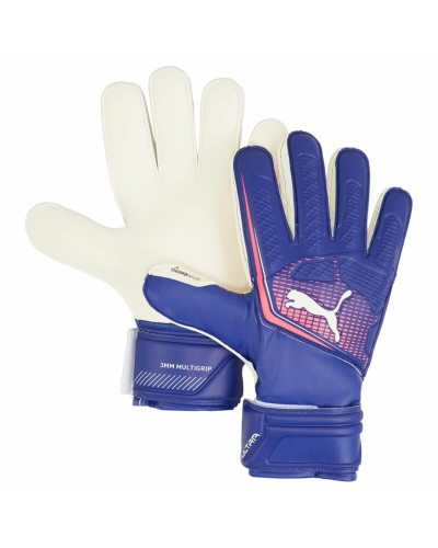 Guantes Portero Puma Ultra Match Protect RC Azules - Adulto Agarre Óptimo

