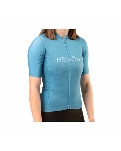 Hemon Maillot Ciclismo Básico Azul - Transpirable & Ligero - Hombre/Mujer
