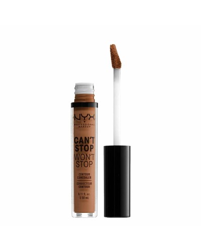 NYX Can't Stop Won't Stop Corrector Líquido - Warm Caramel 3.5ml - Cobertura Total
