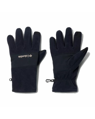 Guantes Columbia Fast Trek III Negros Forro Polar Ligeros Senderismo
