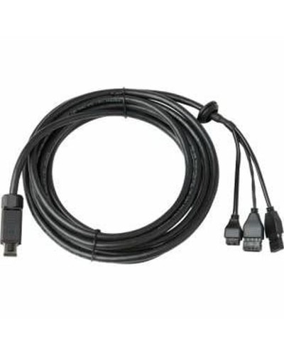 Câble Réseau CAT6 Rigide UTP Noir 5m - Ethernet Haute Vitesse

