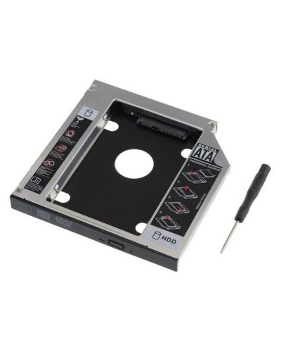 Ewent EW7005 Adaptador HDD/SSD SATA 12.7mm - Unidad Óptica - Mejora de Almacenamiento
