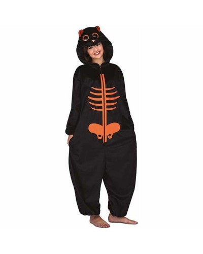 Mon Autre Moi Déguisement Adulte Grands Yeux Orange Squelette Halloween
