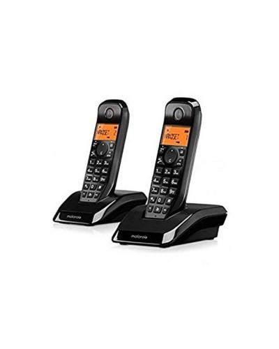 Draadloze telefoon Motorola S1202 Duo Zwart/Wit