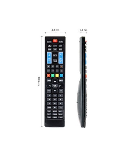 Ewent EW1575 Telecomando Smart TV - Nero - Semplice da Usare
