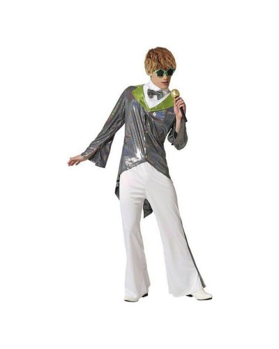 Silver Star Rock Costume Adults - Themed Party Fancy Dress
