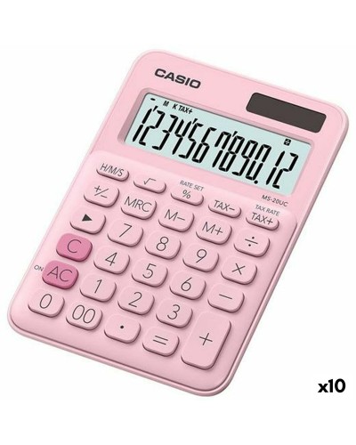 Taschenrechner Casio MS-20UC Rosa 2,3 x 10,5 x 14,95 cm (10 Stück)
