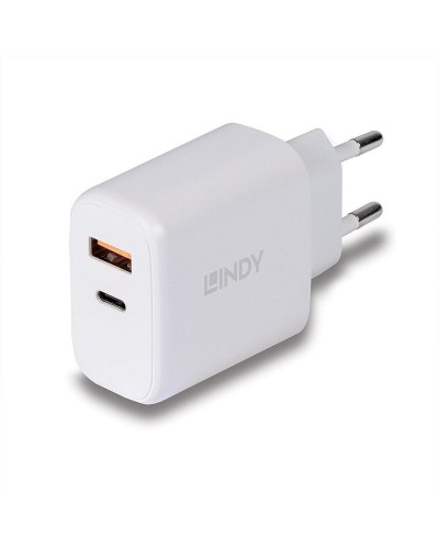 LINDY Kfz-Ladegerät 18W/30W Weiß - Schnellladung für Smartphones/Tablets
