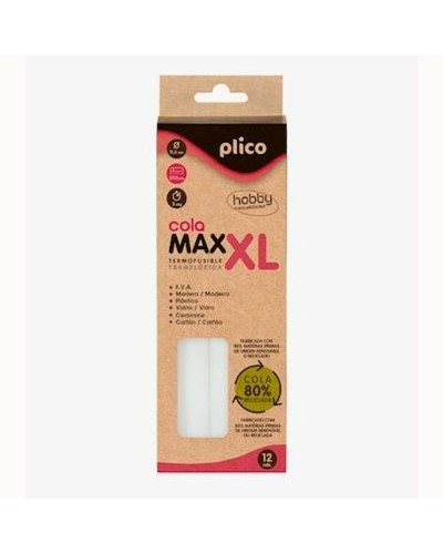 Bâtons de Colle Thermofusible Transparents PLICO, Lot de 25
