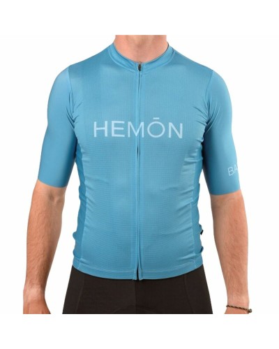 Maillot Ciclismo Básico Azul - Transpirable y Ligero
