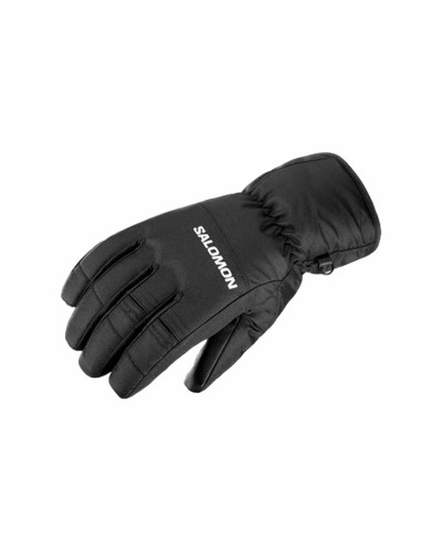 Salomon Force: Schwarze, warme und strapazierfähige Skihandschuhe
