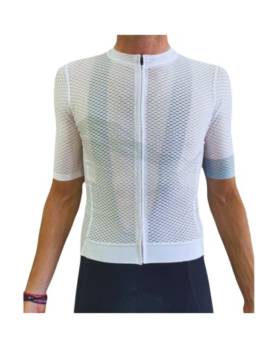 Hemon Cycling Jersey Light Climb White - Breathable, Lightweight, Performance
