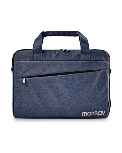 Monray CHARTER 15.6" Laptop Bag Blue - Professional Laptop Case
