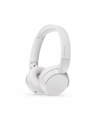 Philips TAH4209WT Bluetooth Headphones White - Powerful Bass & Microphone

