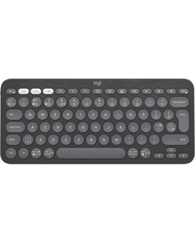 Logitech K380 Clavier Bluetooth Multi-Dispositifs sans Fil - Graphite AZERTY - Portable
