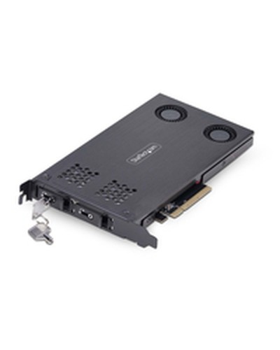 Adapter till hårddisk Startech 2M2-REMOVABLE-PCIE Svart