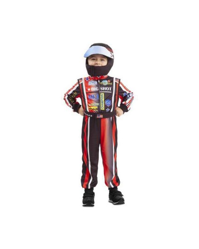 Mi Otro Yo Disfraz Piloto de Carreras Negro Niño - Disfraz Carnaval
