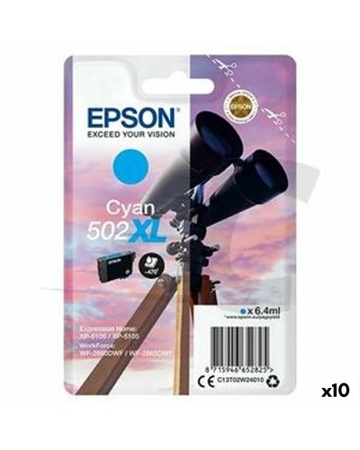 Epson Cyan 603XL - Original Tintenpatrone XP-5100/WF-2860 (10 Stück) - Hohe Reichweite
