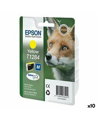 Epson Amarillo Original - Cartucho de Tinta (10 unidades) - Alto Rendimiento para Impresora
