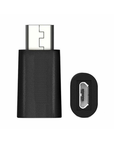 USB C - Micro USB 2.0 Adapteri Ewent EW9645 5V Musta