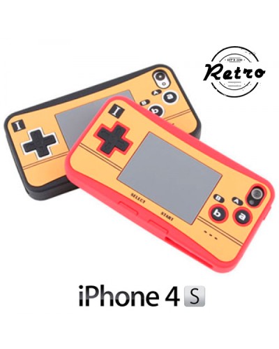 Coque iPhone 4/4S Rétro Jeu Vidéo - Protection Antichoc Design Vintage
