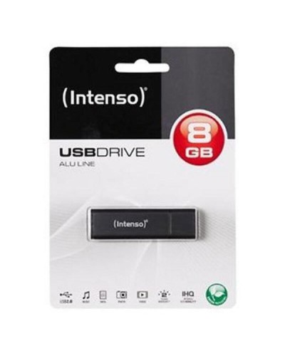 Intenso ALU Line 8GB USB-Stick Anthrazit - Kompakt und tragbar
