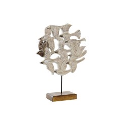 Statua Decorativa DKD Home Decor, Beige Ferro, Uccelli (38x11,5x54 cm)