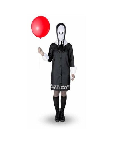 My Other Me Costume Adulte Mercredi Addams - Déguisement Halloween

