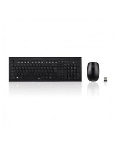Hama Technics: Set Tastiera e Mouse Wireless - Ergonomico e Silenzioso
