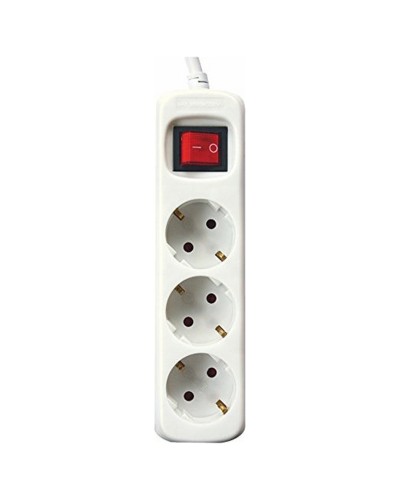 3-voudige Stekkerdoos met Schakelaar Silver Electronics 9637 3680W (3 m)