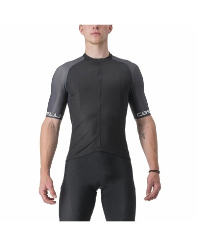 Castelli Entrada VI: Maillot de Ciclismo Negro, Transpirable, Rendimiento Óptimo
