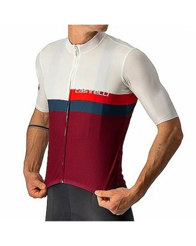 Castelli CDC Maglia Ciclismo Uomo Marrone Traspirante Performance
