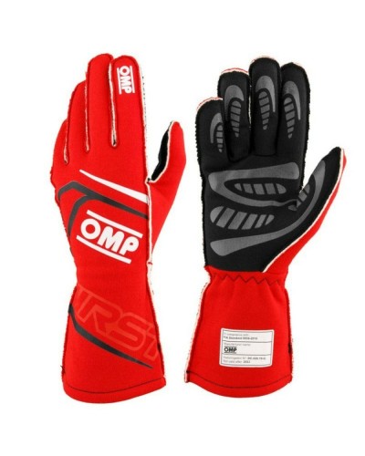 Karting Gloves OMP MY2025 Punainen FIA 8856-2018