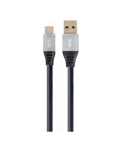USB A - USB C kaapeli DCU Musta (1,5M)