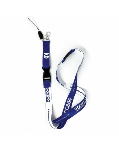 Sparco Parapluie Pliant Bleu Antivent Compact de Voyage
