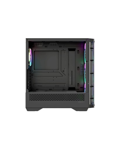 Nfortec Draco X - Caja PC Gaming ATX Negra - Ventana Lateral, Óptima Ventilación
