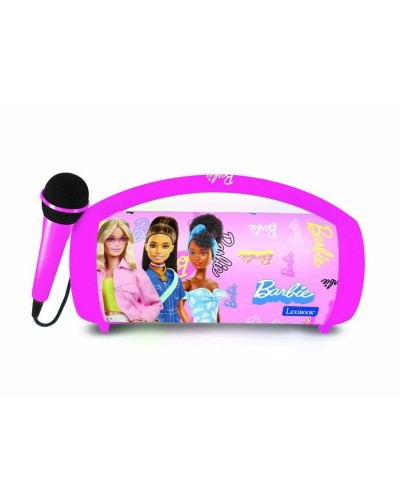 Lexibook Barbie - Altavoz Portátil Bluetooth Rosa - ¡Música en Todas Partes!
