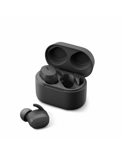 Philips TAT3216BK Écouteurs Bluetooth Noir - Basses Puissantes, Résistants
