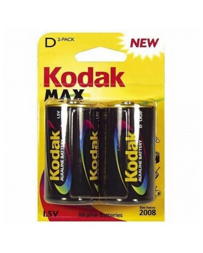 Kodak LR20 Pile Alcaline 1.5V - Longue Durée, Lot de 2
