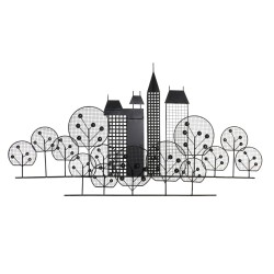 Quadro Nero e Dorato DKD Home Decor | Stile Loft | Decorazione Murale | 105 x 6 x 56 cm