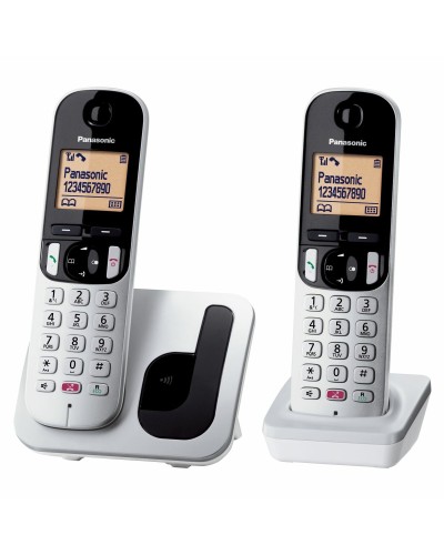 Panasonic KX-TGC252SPS: Teléfono Inalámbrico Dúo, Pantalla LCD, Contestador Automático
